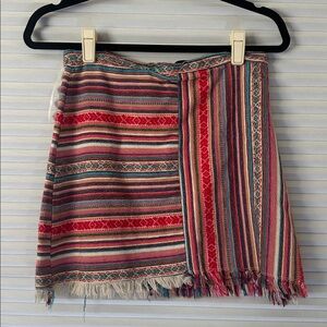 Showpo Multicolor Striped Mini Skirt